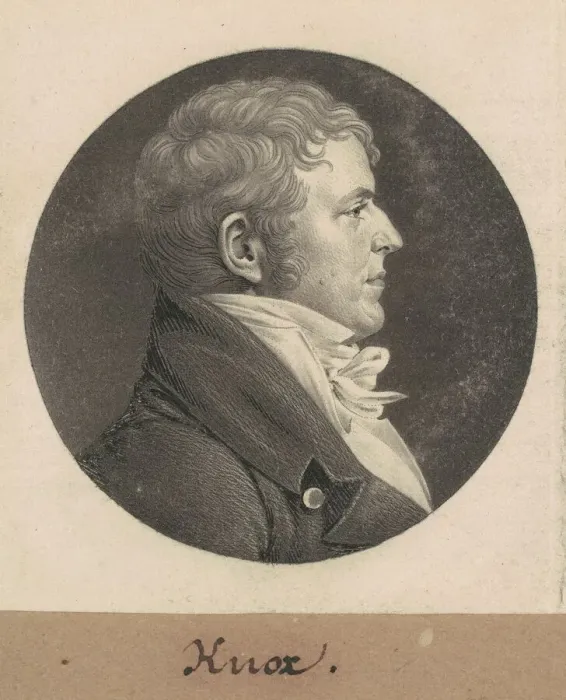 Framed Print : Knox, 1809. Creator: Charles Balthazar Julien Fevret de Saint-Memin Framed Print : Knox, 1809. Creator: Charles Balthazar Julien Fevret de Saint-Memin