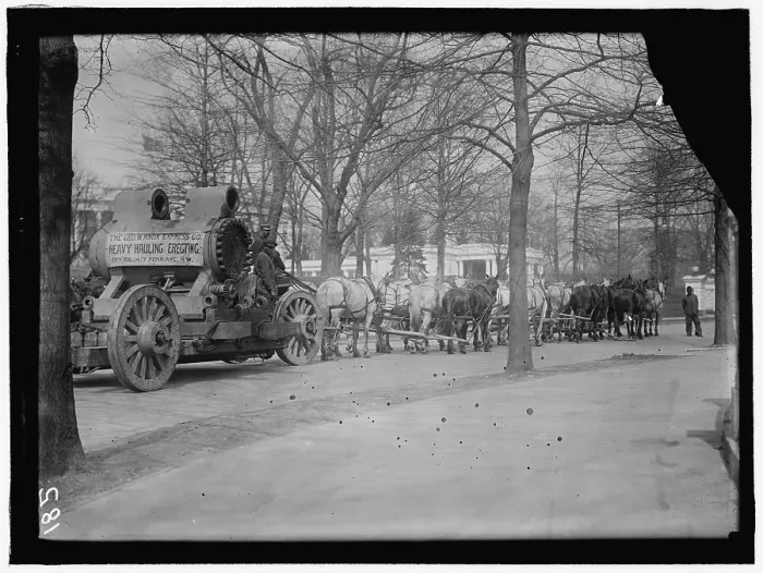 Framed Print : Knox Express Co. Horse Team, between 1909 and 1914. Creator: Harris & Ewing. Knox Express Co. Horse Team, between 1909 and 1914. Creator: Harris & Ewing Framed Print : Knox Express Co. Horse Team, between 1909 and 1914. Creator: Harris & Ewing. Knox Express Co. Horse Team, between 1909 and 1914. Creator: Harris & Ewing