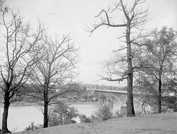 Knoxville, Tenn. from across the Tennessee River, between 1900 and 1906. Creator: Unknown