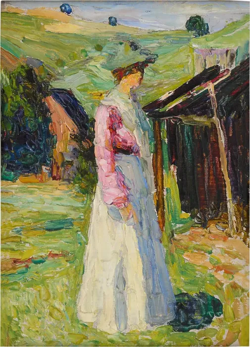 Framed Print : Kochel, Gabriele Münter, 1902. Creator: Kandinsky, Wassily Vasilyevich (1866-1944) Framed Print : Kochel, Gabriele Münter, 1902. Creator: Kandinsky, Wassily Vasilyevich (1866-1944)
