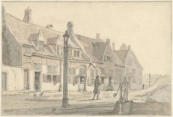 At the Koepoort in Delft, 1819. Creator: Johannes Jelgerhuis