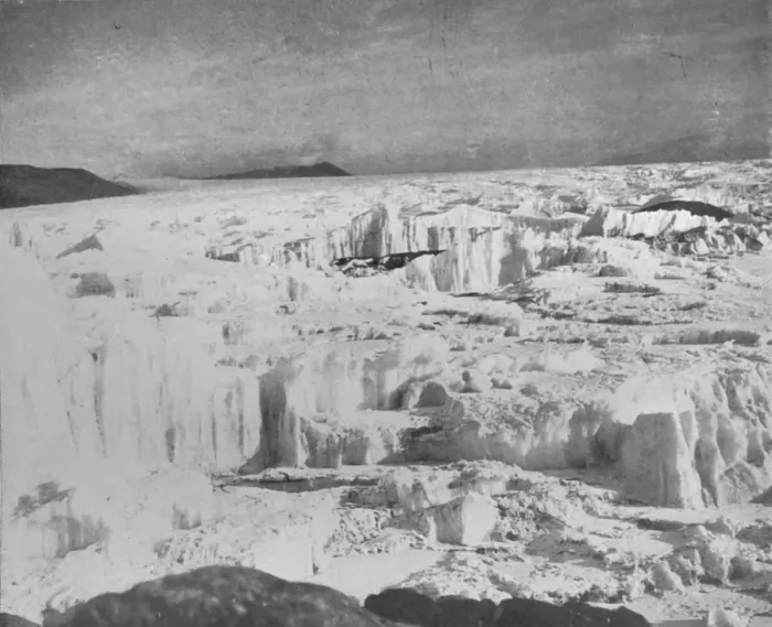 Framed Print : The Koettlitz Glacier, Just North of Heald Island, Showing Ice Pinnacles, Etc c1911, (1913) Framed Print : The Koettlitz Glacier, Just North of Heald Island, Showing Ice Pinnacles, Etc c1911, (1913)