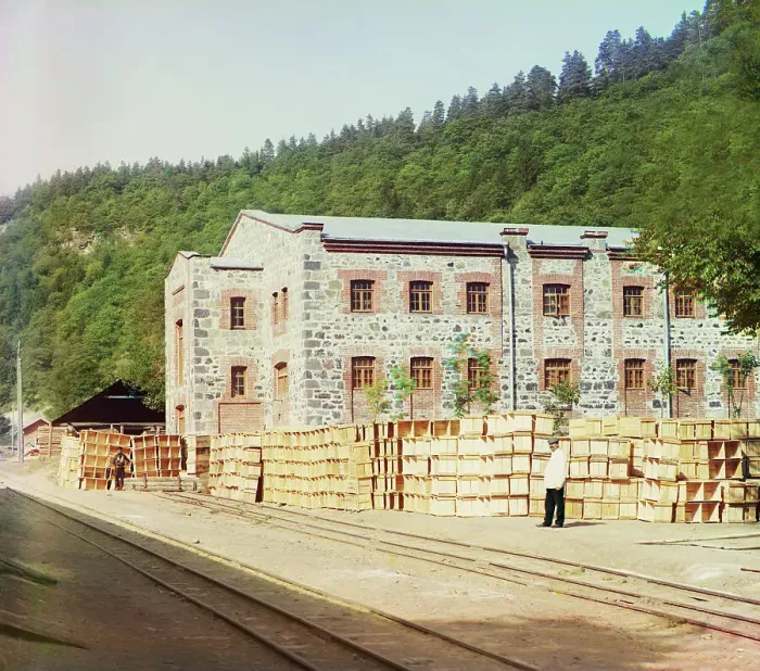 Framed Print : Koldakhvary: shed for drying corn, between 1905 and 1915. Creator: Sergey Mikhaylovich Prokudin-Gorsky Framed Print : Koldakhvary: shed for drying corn, between 1905 and 1915. Creator: Sergey Mikhaylovich Prokudin-Gorsky