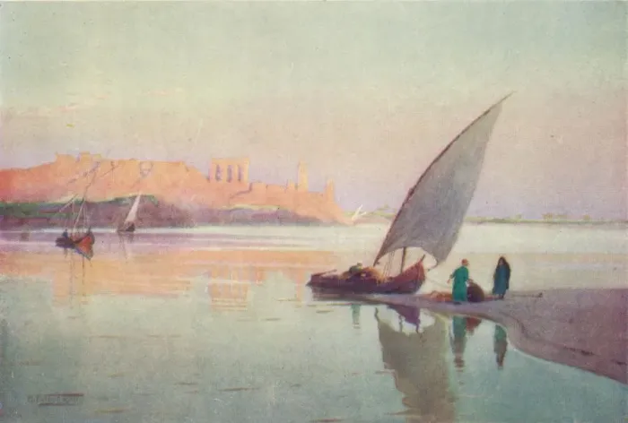 Framed Print : Kom Ombos, c1880, (1904). Artist: Robert George Talbot Kelly Framed Print : Kom Ombos, c1880, (1904). Artist: Robert George Talbot Kelly