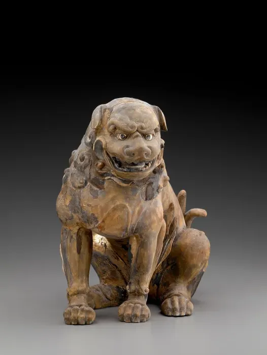 Framed Print : Komainu, about 1450. Creator: Unknown
