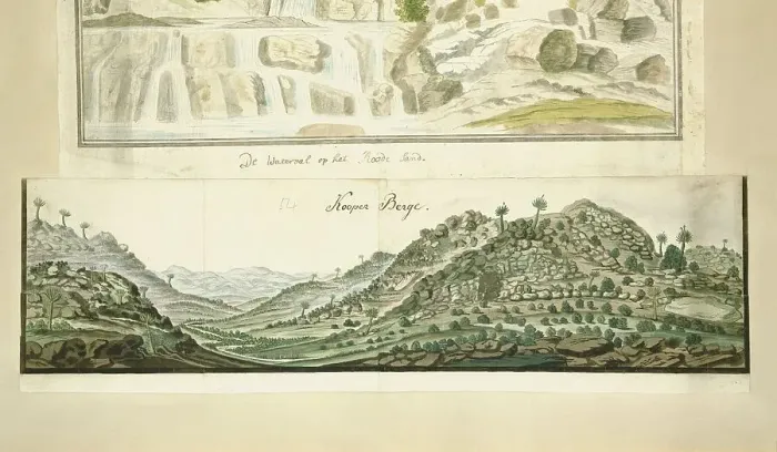 Framed Print : The Koperberge, near the contemporary Springbok, in little Namaqualand, 1779-1780. Creators: Robert Jacob Gordon, Johannes Schumacher Framed Print : The Koperberge, near the contemporary Springbok, in little Namaqualand, 1779-1780. Creators: Robert Jacob Gordon, Johannes Schumacher