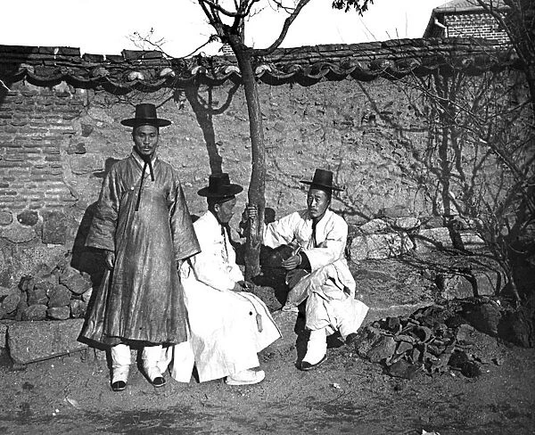 Korean men, 1900