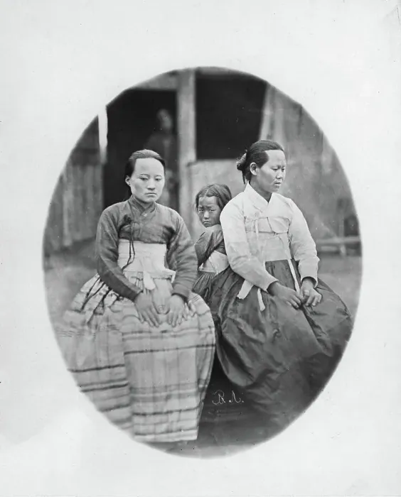Framed Print : Korean women, 1865-1871. Creator: VV Lanin Framed Print : Korean women, 1865-1871. Creator: VV Lanin