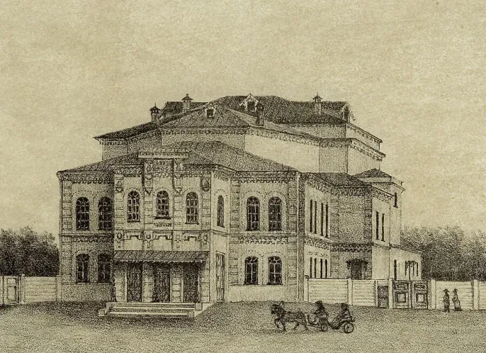 Framed Print : Korolyov Stone Theater, 1886. Creator: Pavel Mikhailovich Kosharov Framed Print : Korolyov Stone Theater, 1886. Creator: Pavel Mikhailovich Kosharov