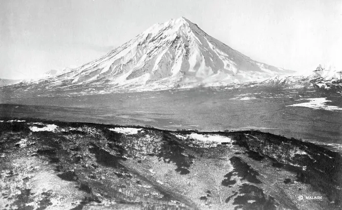 Framed Print : Koryaksky volcano, 1922-1923. Creator: Rene Malaise Framed Print : Koryaksky volcano, 1922-1923. Creator: Rene Malaise