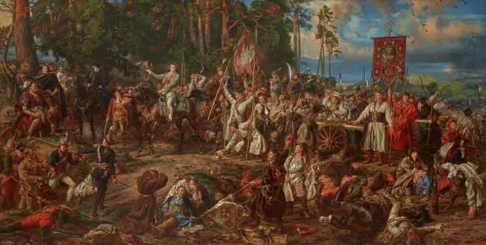 Framed Print : Kosciuszko at Raclawice, 1888. Creator: Jan Matejko Framed Print : Kosciuszko at Raclawice, 1888. Creator: Jan Matejko