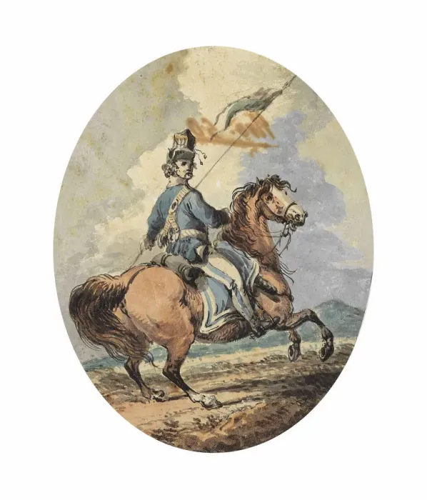 Framed Print : Kosciuszkos Soldier, c. 1800