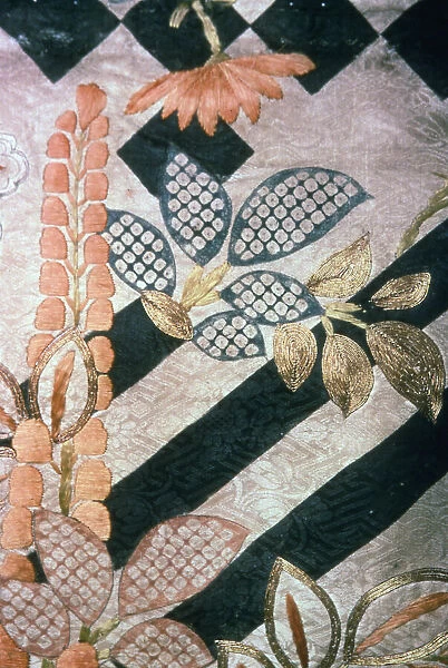 Kosode Panel, Japan, Edo period (1615-1868), 1701  /  25. Creator: Unknown