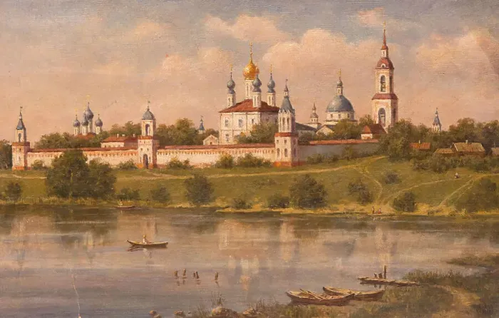 Framed Print : Kostroma, 1881. Artist: Nevrev, Nikolai Vasilyevich (1830-1904) Framed Print : Kostroma, 1881. Artist: Nevrev, Nikolai Vasilyevich (1830-1904)