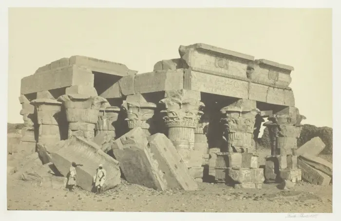 Framed Print : Koum Ombo, Upper Egypt, 1857. Creator: Francis Frith Framed Print : Koum Ombo, Upper Egypt, 1857. Creator: Francis Frith