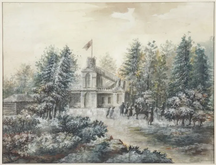 Framed Print : Krak house in Pavlovsk Framed Print : Krak house in Pavlovsk