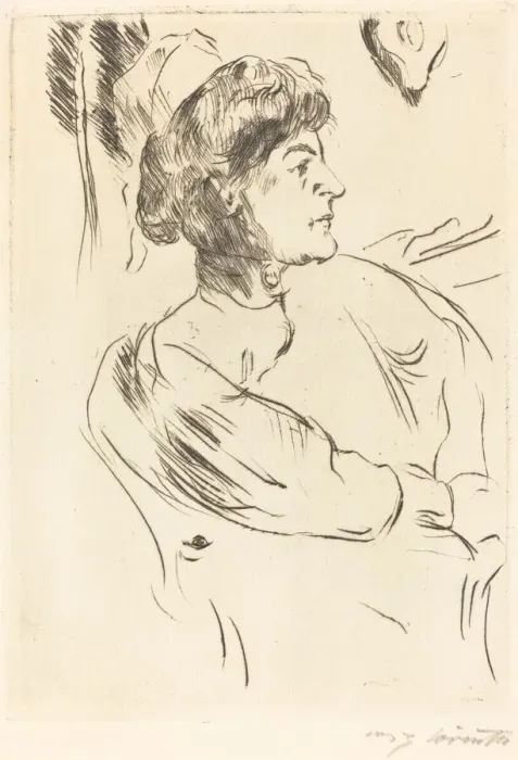Framed Print : Krankenschwester (Nurse), 1914. Creator: Lovis Corinth Framed Print : Krankenschwester (Nurse), 1914. Creator: Lovis Corinth