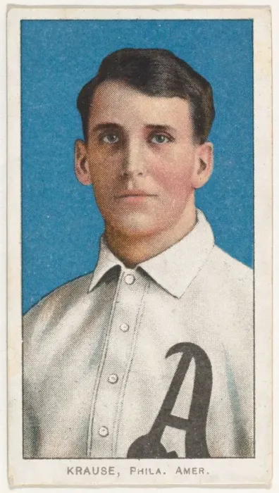 Framed Print : Krause, Philadelphia, American League, from the White Border series (T206) for the Amer Framed Print : Krause, Philadelphia, American League, from the White Border series (T206) for the Amer