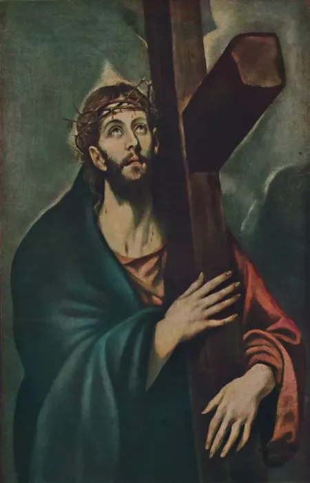 Framed Print : Kreuztragender Christus, (Christ Carrying the Cross), c1577-1587, (1938). Artist: El Greco Framed Print : Kreuztragender Christus, (Christ Carrying the Cross), c1577-1587, (1938). Artist: El Greco