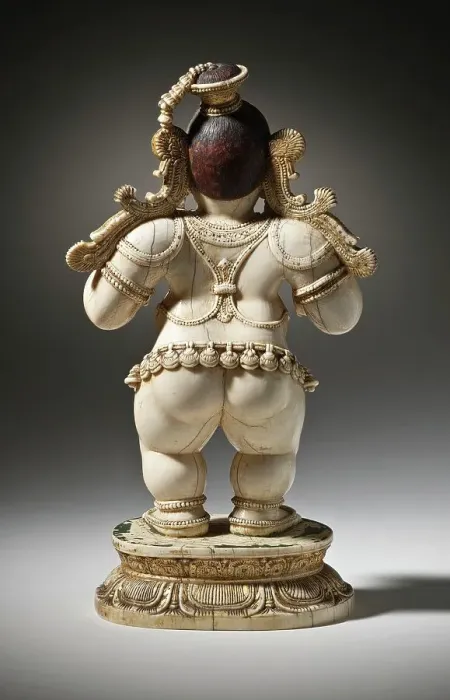 Framed Print : Krishna, the Butter Thief, 16th century. Creator: Unknown Framed Print : Krishna, the Butter Thief, 16th century. Creator: Unknown