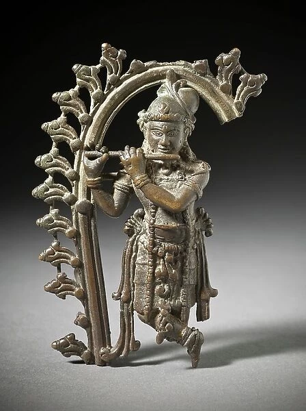 Krishna, the Divine Flutist, 15th century. Creator: Unknown