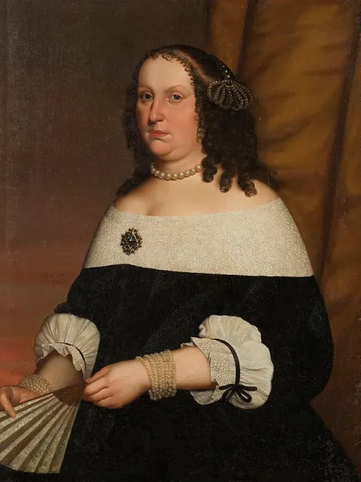 Framed Print : Kristina Magdalena of Zweibrücken, Margravine of Baden-Dulach 1616-62, c17th century.. Creator: Unknown Framed Print : Kristina Magdalena of Zweibrücken, Margravine of Baden-Dulach 1616-62, c17th century.. Creator: Unknown