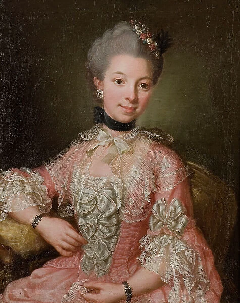 Kristina Sofia Silfversköld, married Drufva (1726-1779). mid-late 18th century. Creator: Ulrika Fredrika Pasch