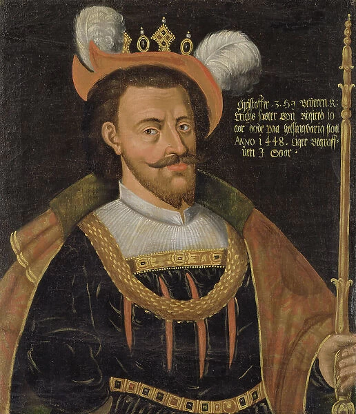 Kristoffer, 1418-48, of Bavaria king of Denmark Norway and Sweden, c15th century. Creator: Unknown