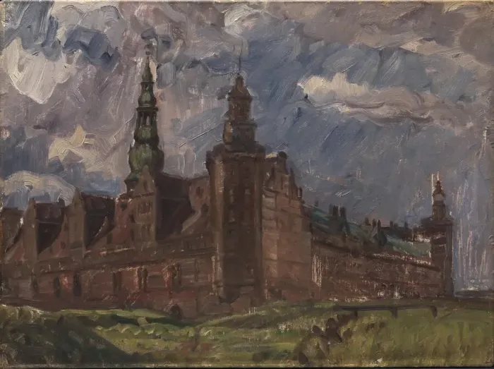 Framed Print : Kronborg seen from the southeast, 1904. Creator: Albert Gottschalk Framed Print : Kronborg seen from the southeast, 1904. Creator: Albert Gottschalk