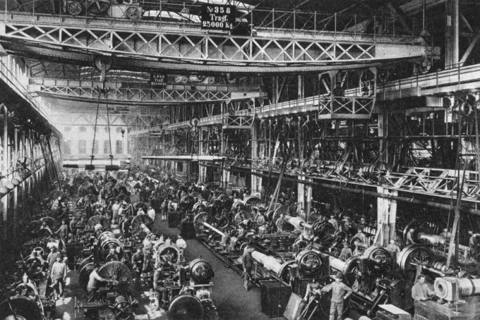 Framed Print : The Krupp gun factory number 1, Essen, Germany, World War I, 1917 Framed Print : The Krupp gun factory number 1, Essen, Germany, World War I, 1917