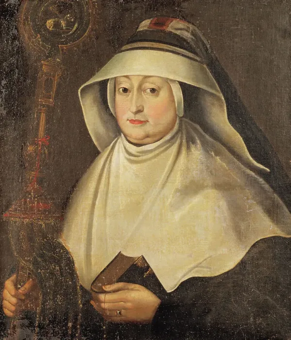 Framed Print : Krystyna Eufemia Radzivill (1598-1657), Abbess at the Benedictine convent in Nesviz. Creator: Unknown Framed Print : Krystyna Eufemia Radzivill (1598-1657), Abbess at the Benedictine convent in Nesviz. Creator: Unknown
