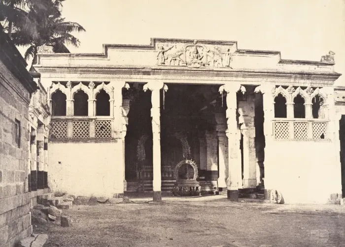 Framed Print : The Kulayana Mundapam, January-March 1858. Creator: Captain Linnaeus Tripe Framed Print : The Kulayana Mundapam, January-March 1858. Creator: Captain Linnaeus Tripe