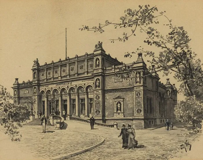 Framed Print : Kunsthalle, 1893. Creator: Fritz Stoltenberg Framed Print : Kunsthalle, 1893. Creator: Fritz Stoltenberg