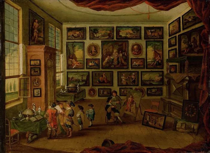 Framed Print : Kunstkammer, 1660-1680. Creator: Unknown Framed Print : Kunstkammer, 1660-1680. Creator: Unknown