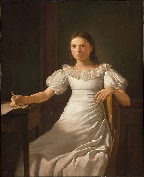 Kunstnerens sister Alvilde, 1825. Creator: Constantin Hansen