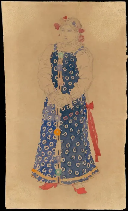 Framed Print : Kupava. Costume design for the theatre play Snow Maiden by Alexander Ostrovsky Framed Print : Kupava. Costume design for the theatre play Snow Maiden by Alexander Ostrovsky