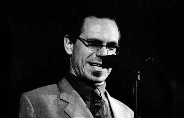 Framed Print : Kurt Elling, Pizza on the Park, London, Feb 2002. Creator: Brian O Connor Framed Print : Kurt Elling, Pizza on the Park, London, Feb 2002. Creator: Brian O Connor