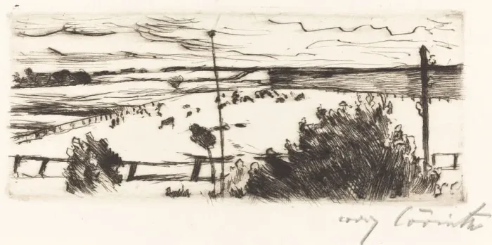 Framed Print : Küste (Seascape), 1916. Creator: Lovis Corinth Framed Print : Küste (Seascape), 1916. Creator: Lovis Corinth