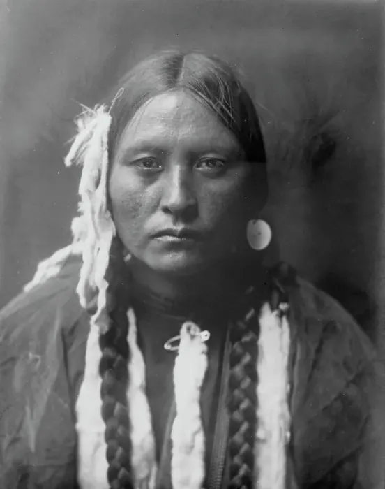Framed Print : Kutenai female type, c1910. Creator: Edward Sheriff Curtis Framed Print : Kutenai female type, c1910. Creator: Edward Sheriff Curtis