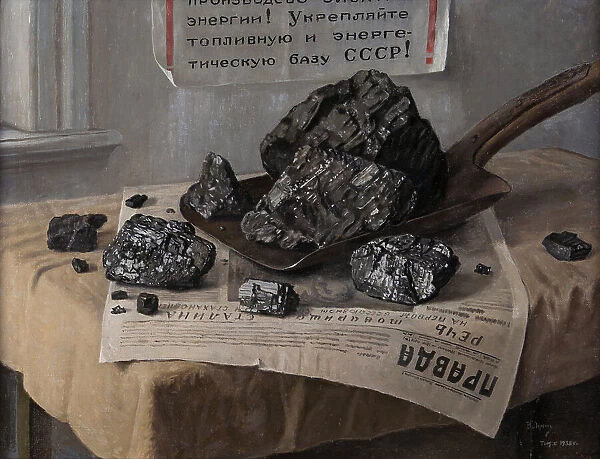 Kuzbass Coal, 1938. Creator: Lukin, Wilhelm Ivanovich (1871-1943)