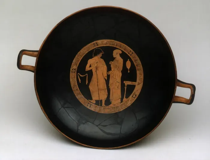Framed Print : Kylix (Drinking Cup), about 460 BCE. Creator: Penthesilea Painter Framed Print : Kylix (Drinking Cup), about 460 BCE. Creator: Penthesilea Painter