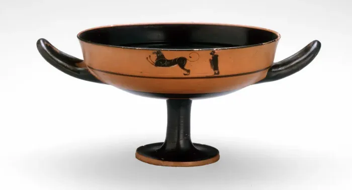 Framed Print : Kylix (Drinking Cup), about 540-530 BCE. Creator: Unknown Framed Print : Kylix (Drinking Cup), about 540-530 BCE. Creator: Unknown
