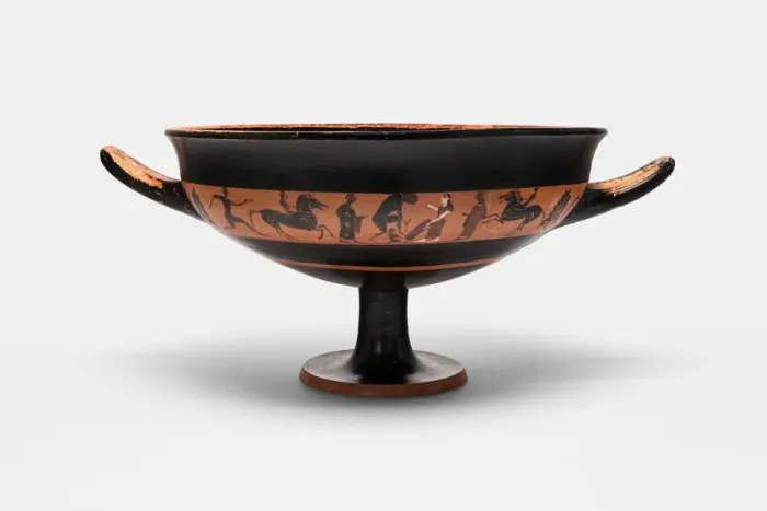 Framed Print : Kylix (Drinking Cup), 540-530 BCE. Creator: Unknown Framed Print : Kylix (Drinking Cup), 540-530 BCE. Creator: Unknown