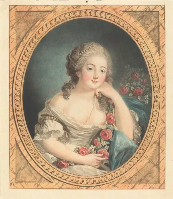 Framed Print : L agreable neglige, 1779. Creator: Jean Francois Janinet Framed Print : L agreable neglige, 1779. Creator: Jean Francois Janinet