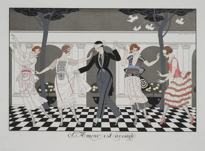 Framed Print : L Amour est aveugle (Love is blind), 1920 Framed Print : L Amour est aveugle (Love is blind), 1920