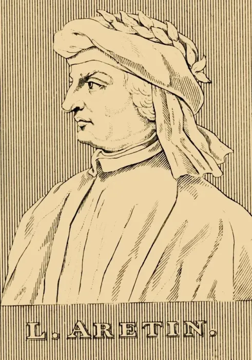 Framed Print : L. Aretin, (1370-1444), 1830. Creator: Unknown Framed Print : L. Aretin, (1370-1444), 1830. Creator: Unknown