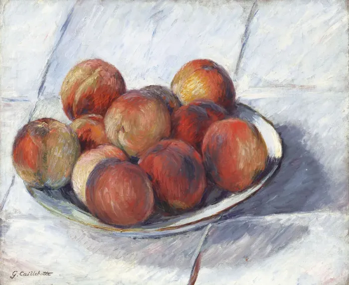 Framed Print : L Assiette de peches, c. 1882. Creator: Caillebotte, Gustave (1848-1894) Framed Print : L Assiette de peches, c. 1882. Creator: Caillebotte, Gustave (1848-1894)