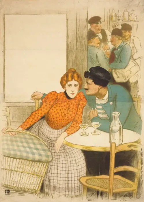 Framed Print : L Assommoir, 1900. Creator: Theophile Alexandre Steinlen Framed Print : L Assommoir, 1900. Creator: Theophile Alexandre Steinlen