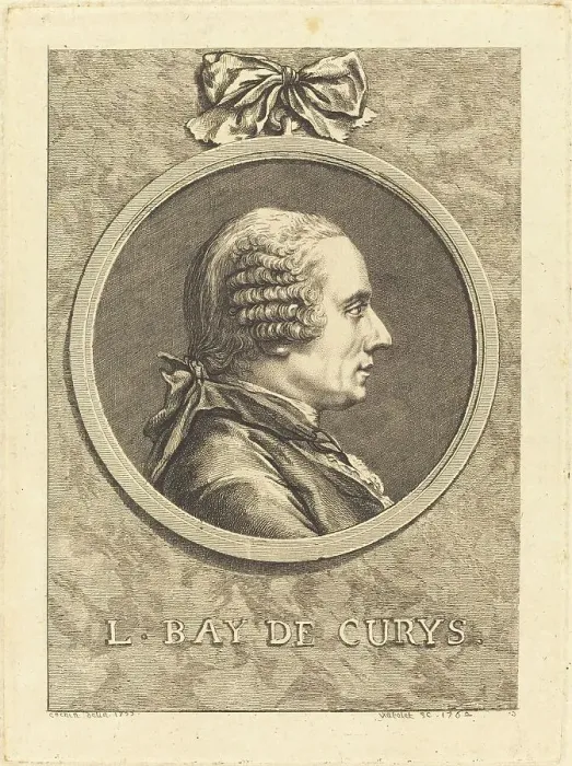 Framed Print : L. Bay de Curys, 1762. Creator: Claude Henri Watelet Framed Print : L. Bay de Curys, 1762. Creator: Claude Henri Watelet