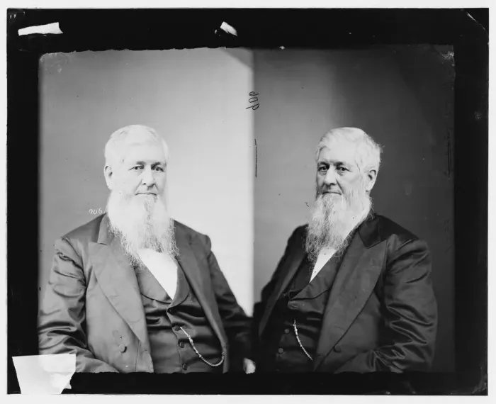 Framed Print : L. D. Moore, 1865-1880. Creator: Unknown Framed Print : L. D. Moore, 1865-1880. Creator: Unknown